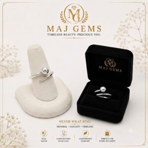 Minimalist Silver Wrap Ring