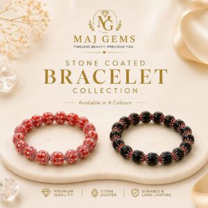 Artisan Stone Coated Patterned Bracelet Collection